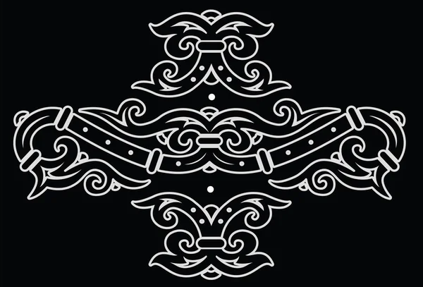 Patrón celta ornamento decoración elemento de diseño . — Vector de stock