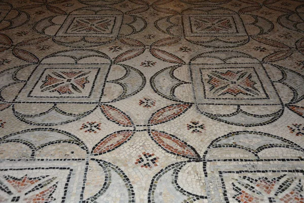 Напольная Мозаика Базилики Сан Витале Равенне Италия Стоковое Фото