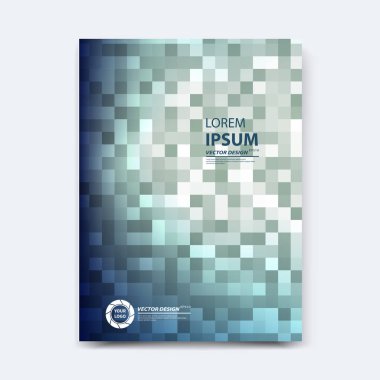 Soyut vektör kapak