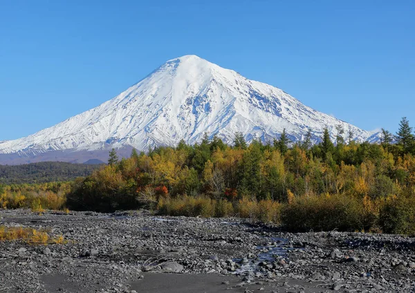 Pasticceria Vulcanica Tolbachik 3682M Russia Estremo Oriente Penisola Kamchatka — Foto Stock