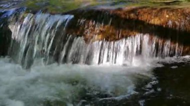 Vitosha Tabiat Parkı yakınındaki Sofya, Bulgaristan. Altın köprü alanı. Su akışı manzara.