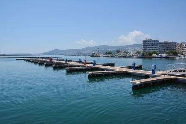 Kavala Řecko Května 2016 Rybářské Lodě Přístavu Města Kavala Řecku — Stock fotografie