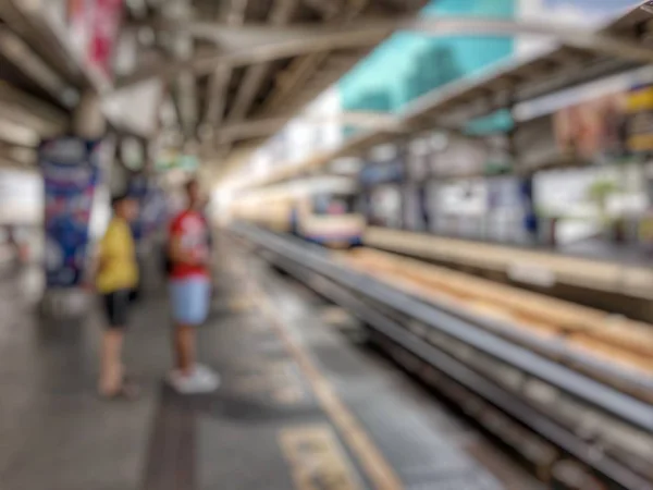 Bahnhof Verschwommener Hintergrund — Stockfoto