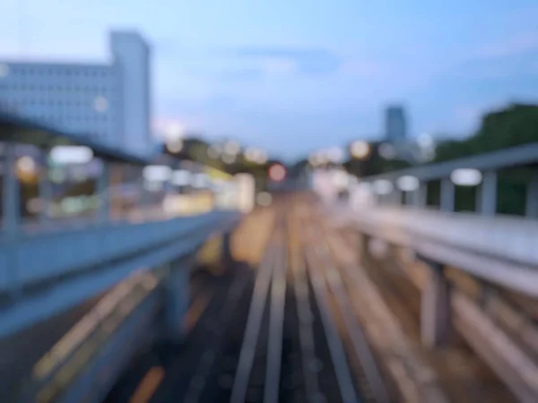 Railway Station Blurred Background — Stock Photo, Image