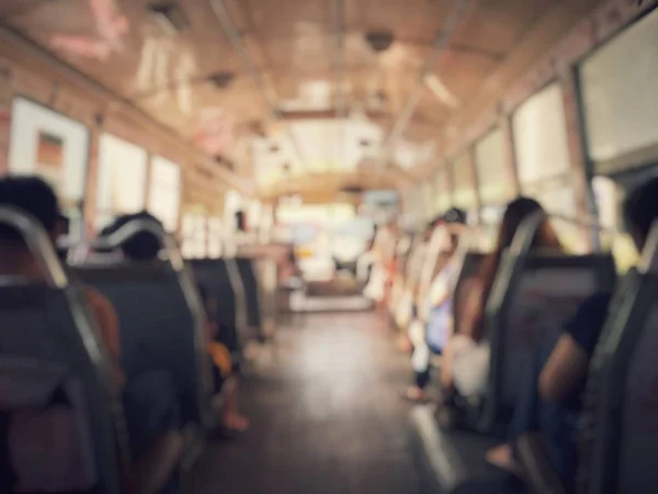 Blurred People Train Travel Concept — Stock Photo, Image