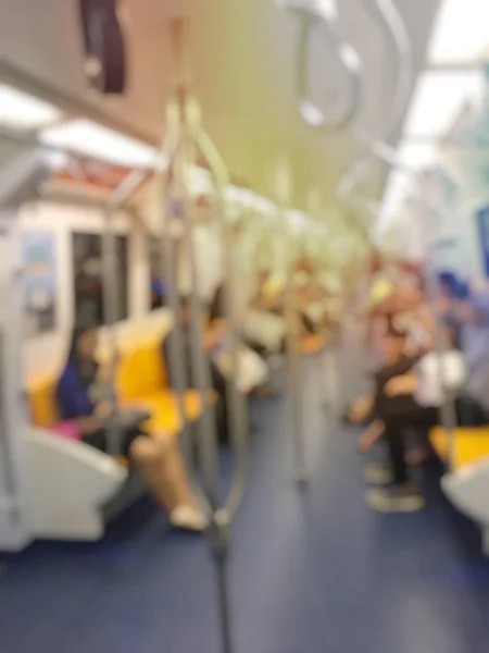 Gente Borrosa Tren Concepto Viaje —  Fotos de Stock