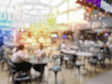 Grup alışveriş insan bulanık görüntü. Alışveriş kavramı.