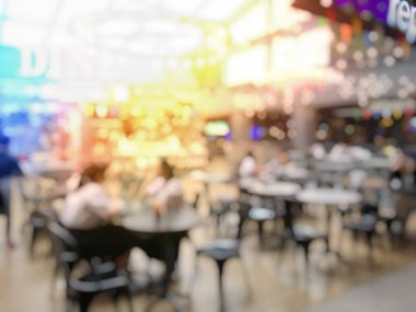 Grup alışveriş insan bulanık görüntü. Alışveriş kavramı.