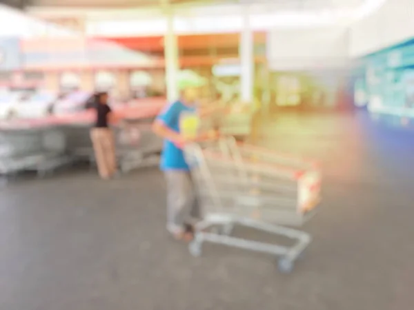 Immagine Sfocata Gruppo Persone Che Fanno Shopping Concetto Shopping — Foto Stock