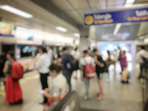 Passeio Turístico Irreconhecível Dentro Sala Aeroporto — Fotografia de Stock