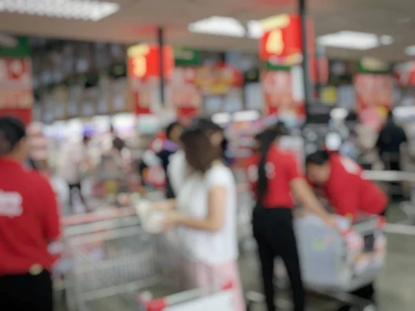 Imagem Turva Grupo Pessoas Compras Conceito Compras — Fotografia de Stock