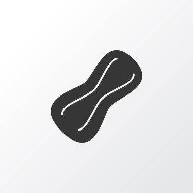 Fıstık simgesi simgesi. Premium kalite izole yer fıstığı öğe trendy tarzı.