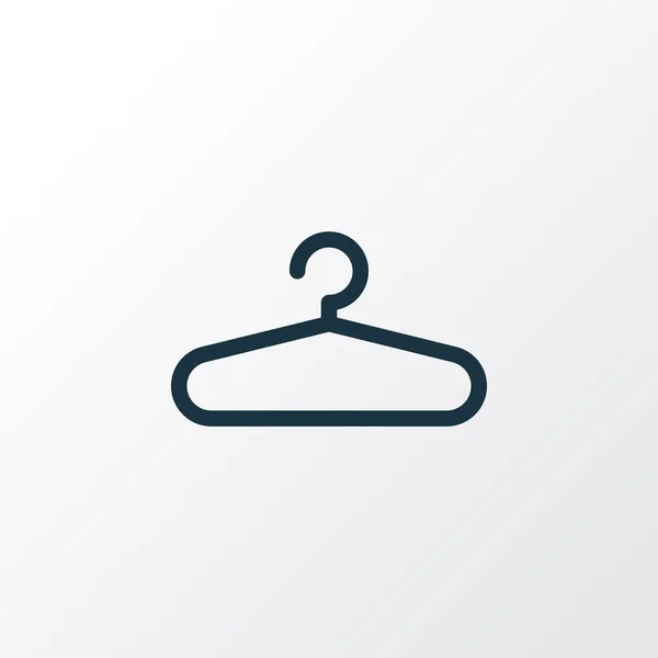 Hanger Ikonen Linje Symbol Premium Kvalitet Isolerad Garderob Element Trendig — Stock vektor