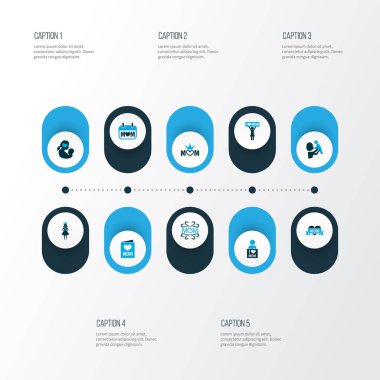 Anneler günü simgesi renkli tasarım konsepti. 10 / gibi öğeleri hanım, anne ve sevgi dolu ayarlayın. Anne, anne ve aşk için güzel sembolleri.