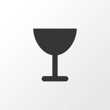 Kadehinin simgesi simgesi. Premium kalite izole kadehi öğe trendy tarzı.