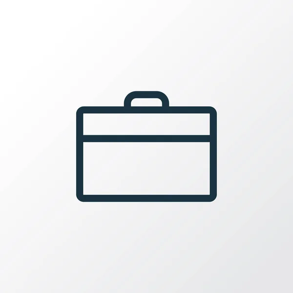 Simbolo linea icona valigetta. Elemento di portafoglio isolato di qualità premium in stile trendy. — Foto Stock