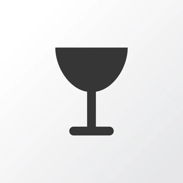 Wineglass ikon szimbólum. Prémium minőségű elszigetelt Serlege elem divatos stílusban. — Stock Vector
