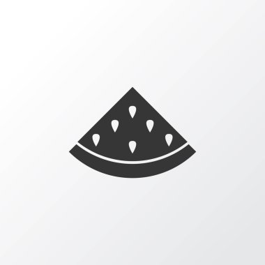 Kavun simgesi simgesi. Premium kalite izole karpuz öğe trendy tarzı.