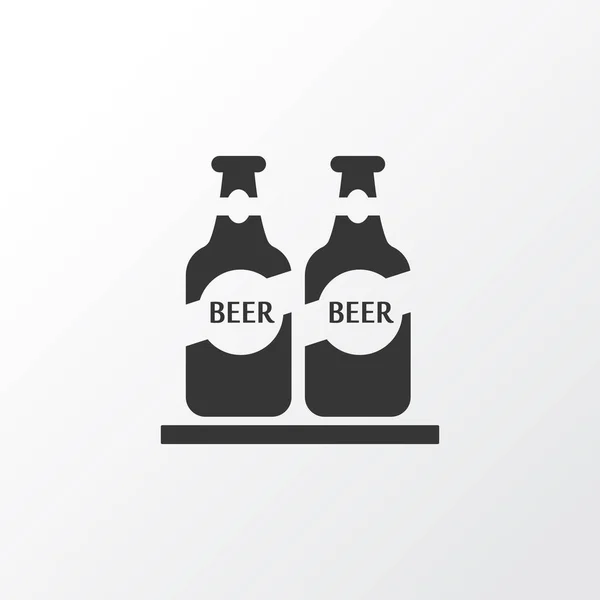 Ale ikonę symbolu. Premium jakości piwa na białym tle elementu w modnym stylu. — Zdjęcie stockowe