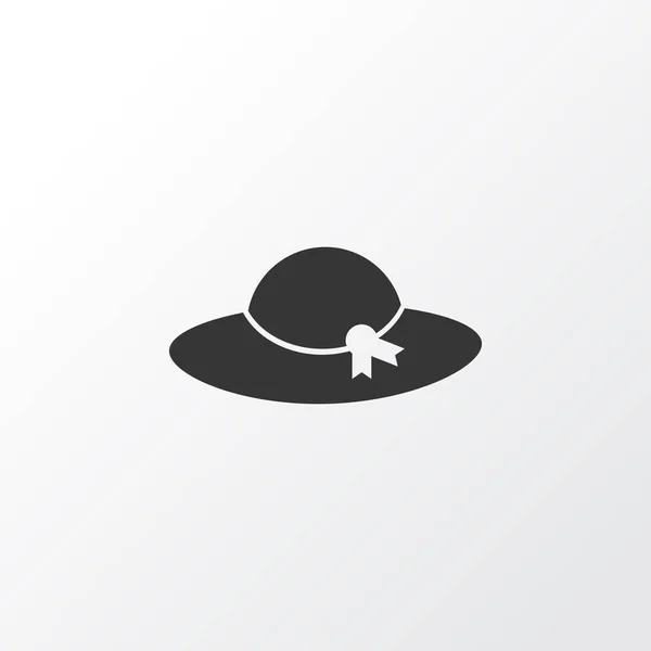 Hatt ikon symbol. Premium kvalitet isolerade Hattband element i trendig stil. — Stockfoto