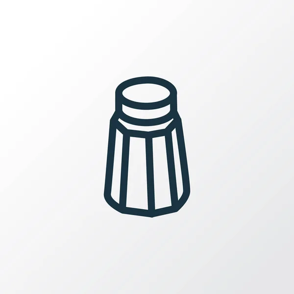 Salt icon line symbol. Premium quality isolated saltshaker element in trendy style.