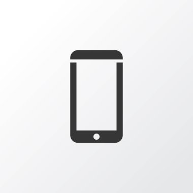 Akıllı telefon simgesi simgesi. Premium kalite izole cep telefonu öğe trendy tarzı.