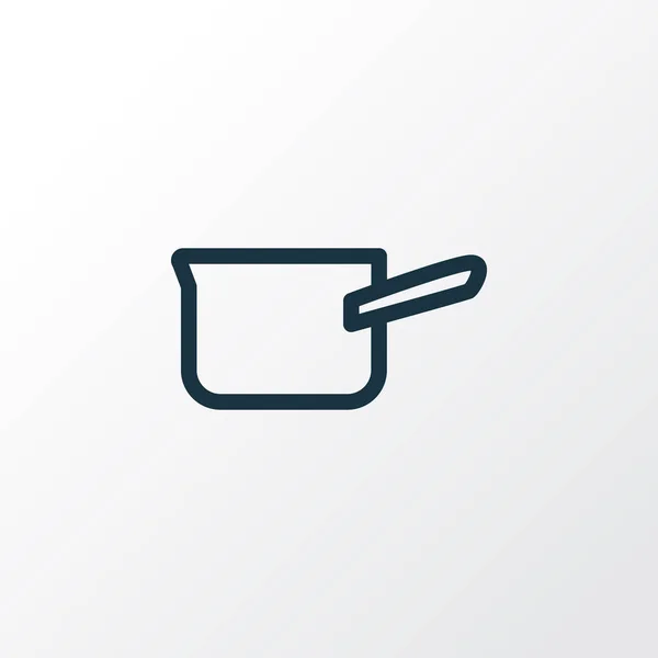 Casserole ikon vonal szimbólum. Prémium minőségű elszigetelt csészealj elem trendi stílusban. — Stock Fotó