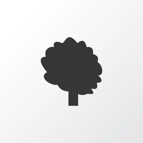 Symbole icône arbre. Elément en bois isolé de qualité Premium dans un style branché . — Image vectorielle