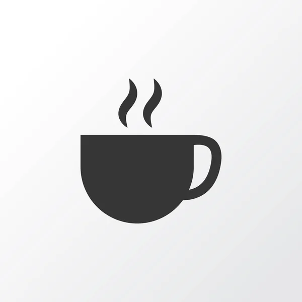 Filiżanka ikona symbol. Premium jakości herbaty na białym tle elementu w modnym stylu. — Wektor stockowy