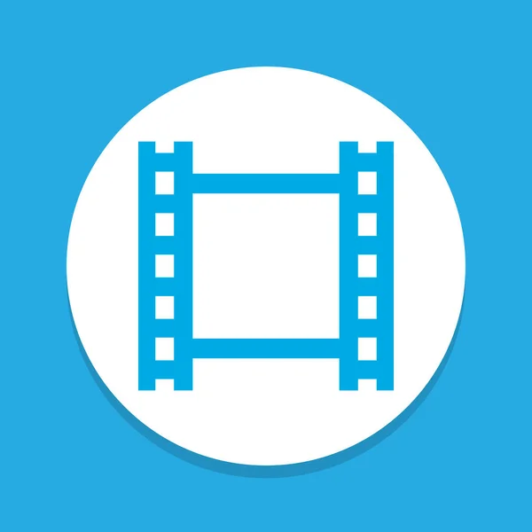 Video icon colored symbol. Premium quality isolated film element in trendy style.