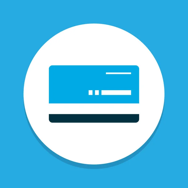 Χρωματιστά σύμβολο εικονίδιο MasterCard. Πριμοδότηση ποιότητας απομονωμένο τραπεζικό κάρτα στοιχείο σε μοντέρνο στυλ. — Διανυσματικό Αρχείο