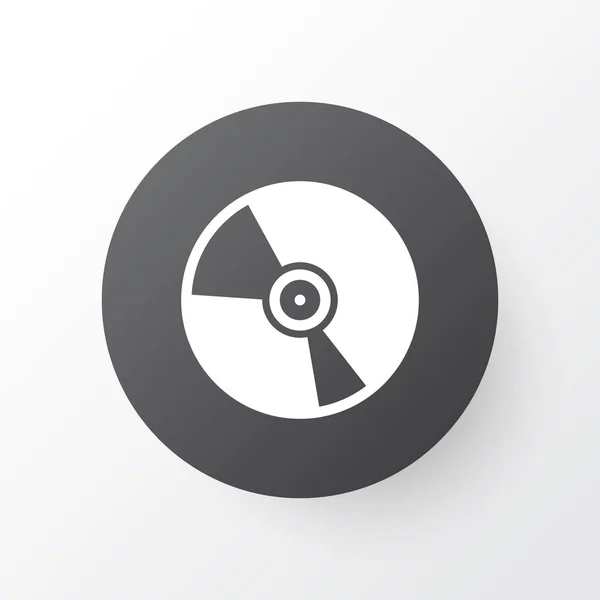 Vinyl pictogram symbool. Premium kwaliteit geïsoleerd cd element in trendy stijl. — Stockvector