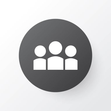 Grup simgesi simgesi. Premium Kalite izole takım elemanı Trendy tarzı.