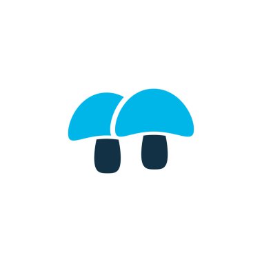 Meşe palamudu simgesi renkli sembol. Premium kalite izole Özet olarak öğe trendy tarzı.