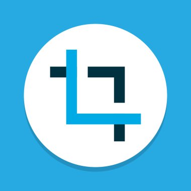 Simge renkli simgeyi yakala. Moda tarzında birinci kalite izole edilmiş merkez odak ögesi.