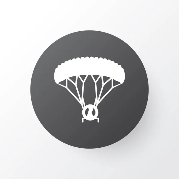 Paraplane 图标符号。时尚风格的优质隔离跳伞元素. — 图库矢量图片