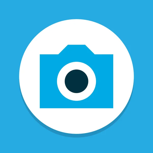 Icona della fotocamera simbolo colorato. Elemento fotografico isolato di qualità premium in stile trendy . — Vettoriale Stock