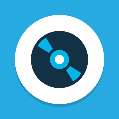 CD simgesini renkli sembol. Premium kalite izole CD öğe trendy tarzı.