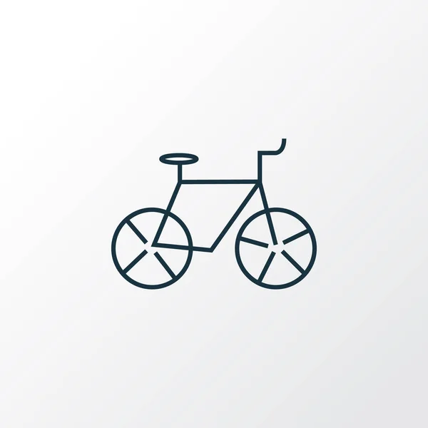 Symbol für Fahrradsymbole. Hochwertiges isoliertes Fahrrad-Element im trendigen Stil. — Stockvektor