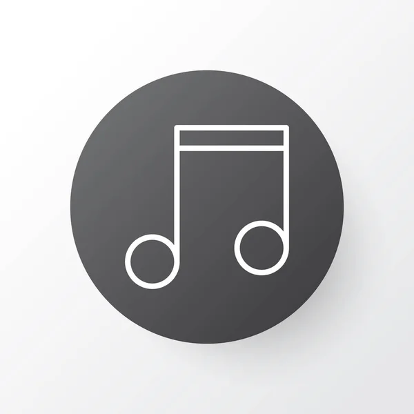 Σύμβολο Εικονίδιο Μουσικής Πριμοδότηση Ποιότητας Απομονωμένες Σημείωση Στοιχείο Μοντέρνο Στυλ — Διανυσματικό Αρχείο