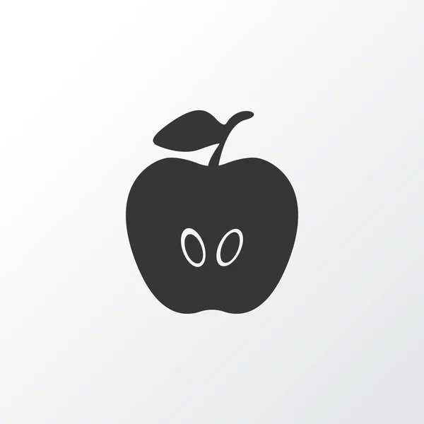 Symbole icône Apple. Élément vitaminé isolé de qualité supérieure dans un style tendance . — Image vectorielle