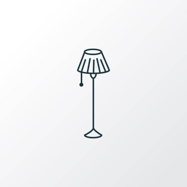 Zemin lamba simgesi satır sembolü. Premium kalite izole dekorasyon öğesi trendy tarzı.