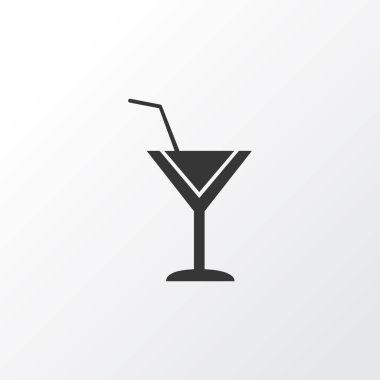 Kokteyl simgesi simgesi. Premium kalite izole martini öğe trendy tarzı.
