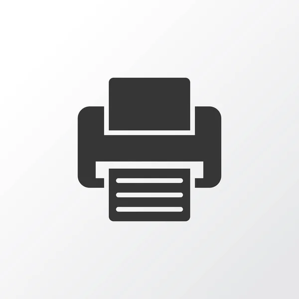 Simbolo icona stampante. Elemento fax isolato di qualità premium in stile trendy . — Vettoriale Stock