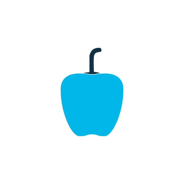 Dvojitý symbol ikonu paprika. Prémiové kvality izolované pepř prvek v trendy stylu. — Stockový vektor
