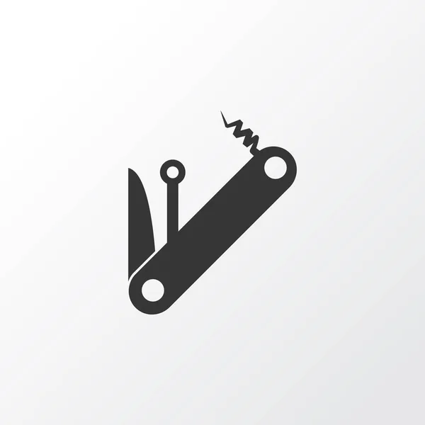 Multitool アイコンのシンボル。トレンディなスタイルのプレミアム品質の隔離されたポケット ナイフ要素. — ストックベクタ