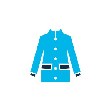 Kat renkli sembol simge. Premium kalite izole ceket öğe trendy tarzı.