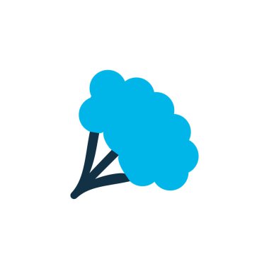 Brokoli simgesi renkli sembol. Premium kalite izole ağaç öğesi trendy tarzı.