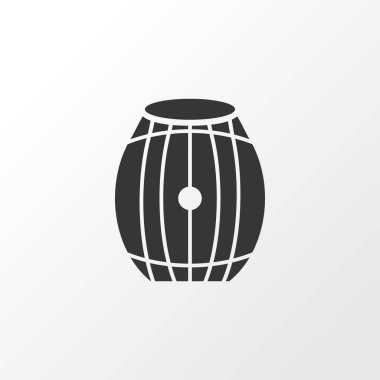 Bira simgesi simgesi. Premium kalite izole varil bira öğenin trendy tarzı.