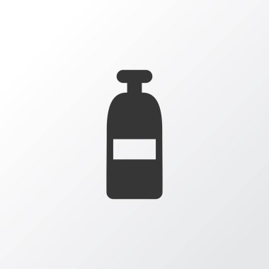 Bir şişe ROM simgesini sembolü. Premium kalite izole viski öğe trendy tarzı.